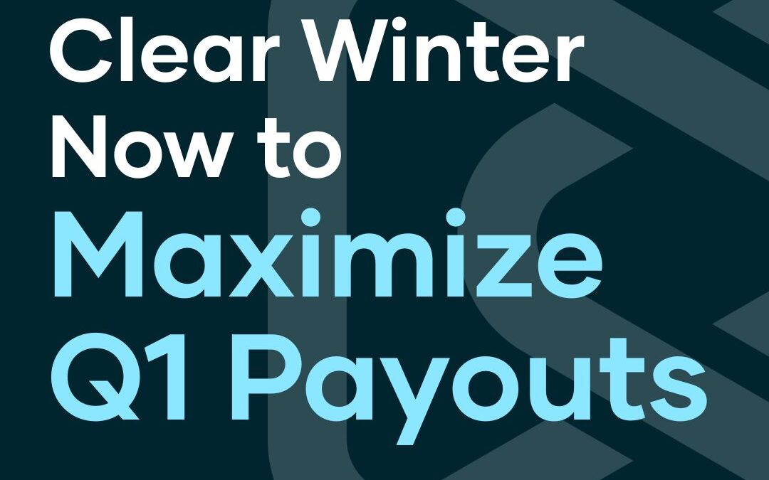 Spring Is Shipping Daily — Clear Winter Now to Maximize Q1 Payouts