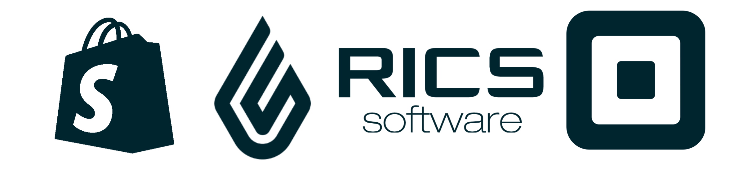 Works with Shopify, RICS, and Square